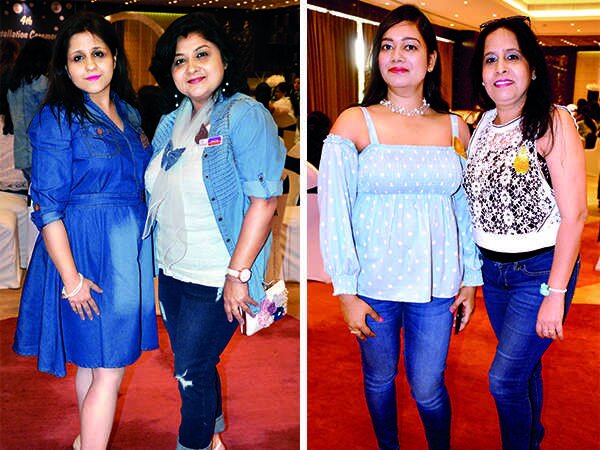 A denim and pearl theme party for Kanpur ladies