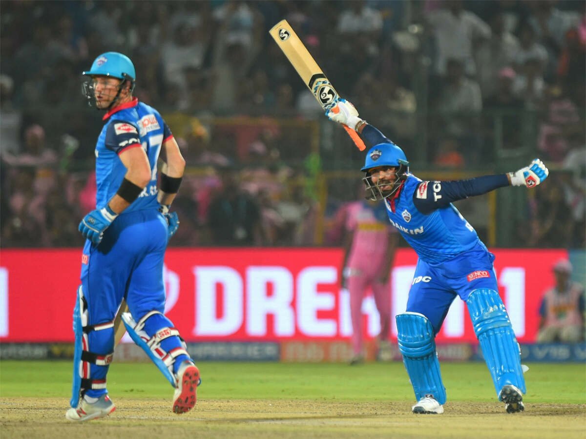 RR vs DC IPL 2019 Delhi Capitals beat Rajasthan Royals with six wickets go top of the table