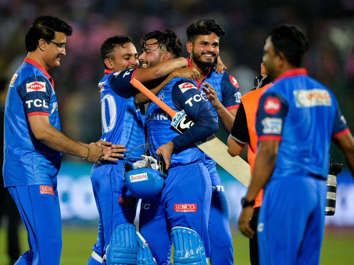 IPL 2019 RR vs DC Delhi Capitals top as Ajinkya loses Rahanes ton of Rishabh Pants blitz