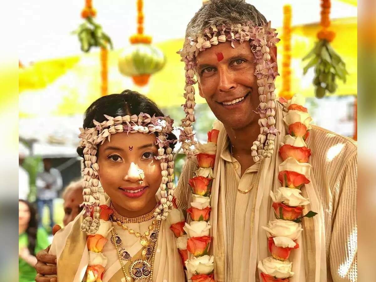 Milind Soman shares a video of his marriage on his first birthday with wifey Ankita Konwar